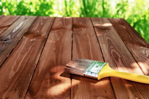 Patio Floor Staining in Bloomington